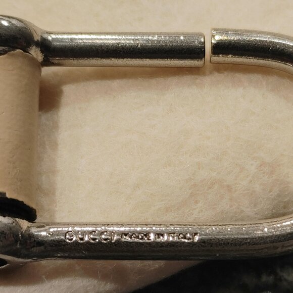 Vintage GUCCI Key Ring, Metal and Leather - Made In Italy - Picture 2 of 15